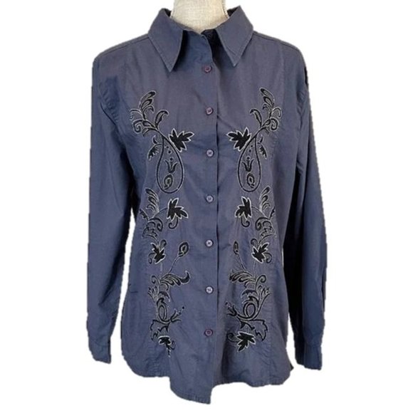 COLLECTIONS Western Vibe Embroidered Shirt - Large - Picture 1 of 10